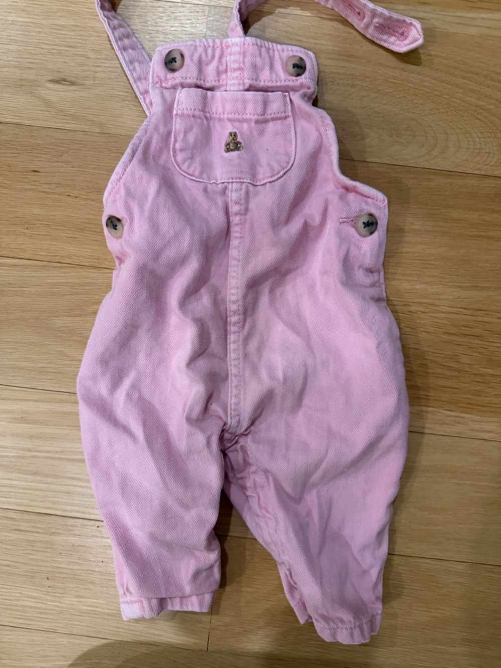 GAP Pink Baby Overalls with Front Pocket